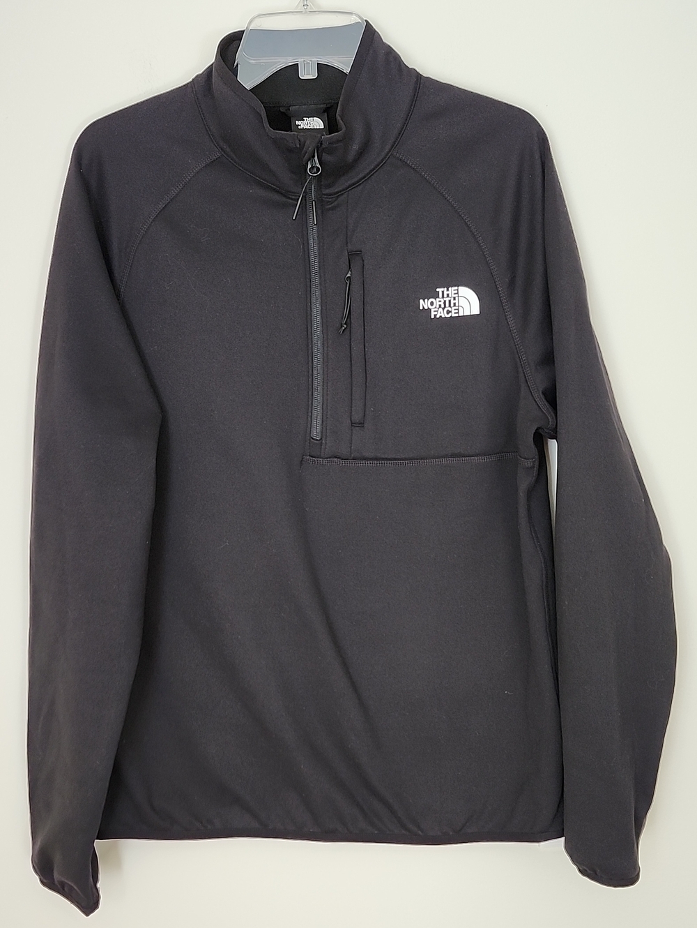 The North Face Black Half Zip Pullover Mens Size M NEW